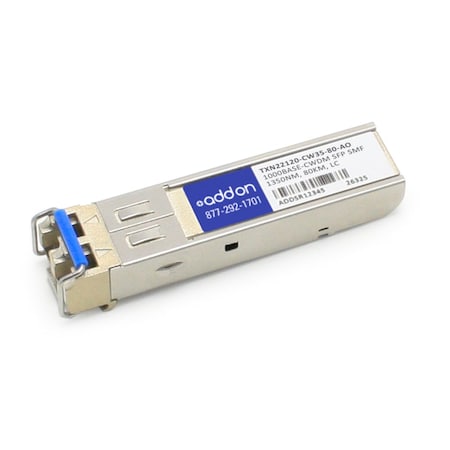 Addon Intel Compatible Taa Compliant 1000Base-Cwdm Sfp Transceiver